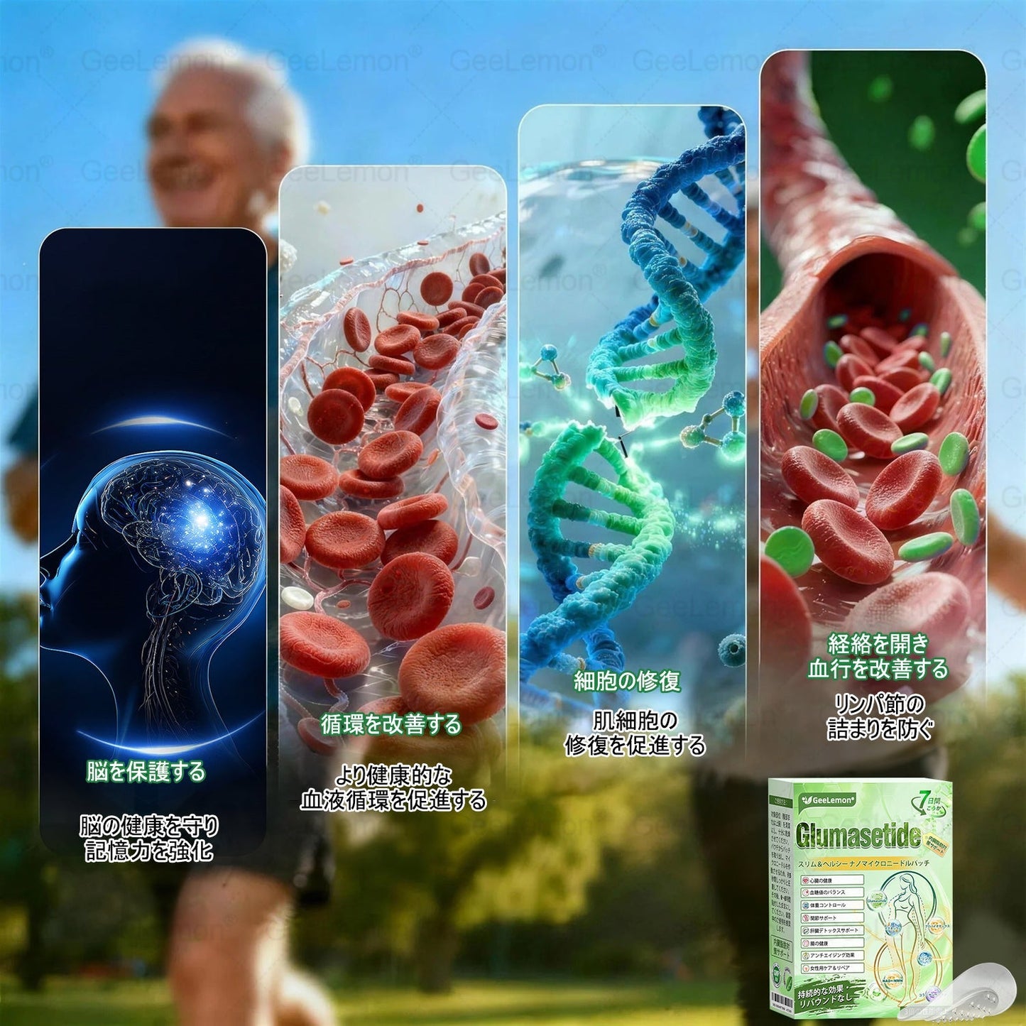 🇯🇵 内臓脂肪対策サポート 👨‍⚕️👩‍⚕️GeeLemon®＆NAD+ 8-in-1 ナノ強化フォーミュラ — 肥満、肌のたるみ、糖尿病、睡眠時無呼吸症候群、関節の悩み、その他健康上の懸念にアプローチ🛍️